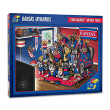 YouTheFan NCAA Kansas Jayhawks Purebred Fans 500-bitars pussel - En riktig nagelbitare