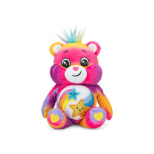 Care Bears | Dare To Care Bear Glitter 22cm Bean Plush | Collectable Cute Toy, Cuddly Toys for Children, Soft Toys for Girls and Boys, Cute Teddies
