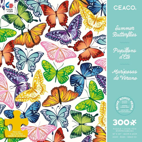 Ceaco - Farfalle estive - Puzzle oversize da 300 pezzi 1