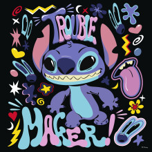Ceaco - Disney - Stich - Trouble Maker - Puzzle di grandi dimensioni da 300 pezzi