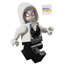LEGO Superheroes: Ghost Spider (Gwen Stacy) minifiguur met webstralen en drone