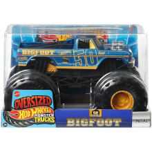 Hot Wheels Monster Trucks Ponadgabarytowy Bigfoot z okazji 50. rocznicy w skali 1:24