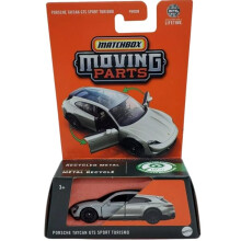 Matchbox Moving Parts Porsche Taycan GTS Sport Turismo 1:64 Scale Silver Die Cast Car