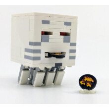 LEGO Minecraft: Ghast minifiguur met schietende vuurbal - vanaf 6 jaar (106 stuks)