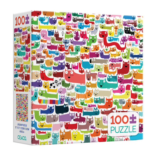 Ceaco - Gatti Colorati - Puzzle da 100 pezzi 2