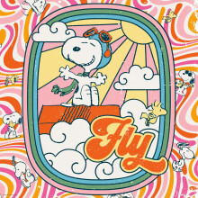 Ceaco - Peanuts - Snoopy Fly - Puzzle di grandi dimensioni da 300 pezzi