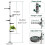 Hershii 5-Layer Indoor Plant Stand Telescopic Adjustable Corner Display Rack 2