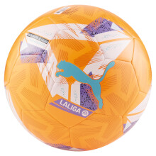 PUMA Unisex Orbita LALIGA 1 Machine Gestikte Voetbal, Fluo Oranje-Multicolor SS25, 3