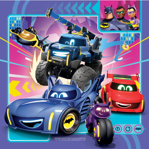 Ravensburger Ravensburger Batwheels Puzzle 3x49 Pezzi per Bambini - Ogni Pezzo è Unico 2