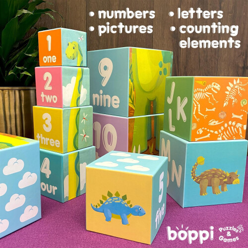 Boppi (Dinosaurs) boppi Stacking Cubes 2