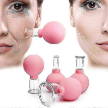 Rubber Vacuum Massage Body Cups Cupping Glasses Face Skin Body Facial Lifting Cupping Therapy Tool Fg