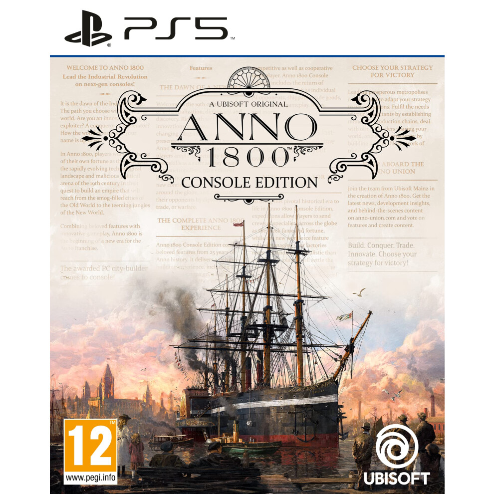 Anno 1800 Console Edition (Ps5) Black 3307216262039