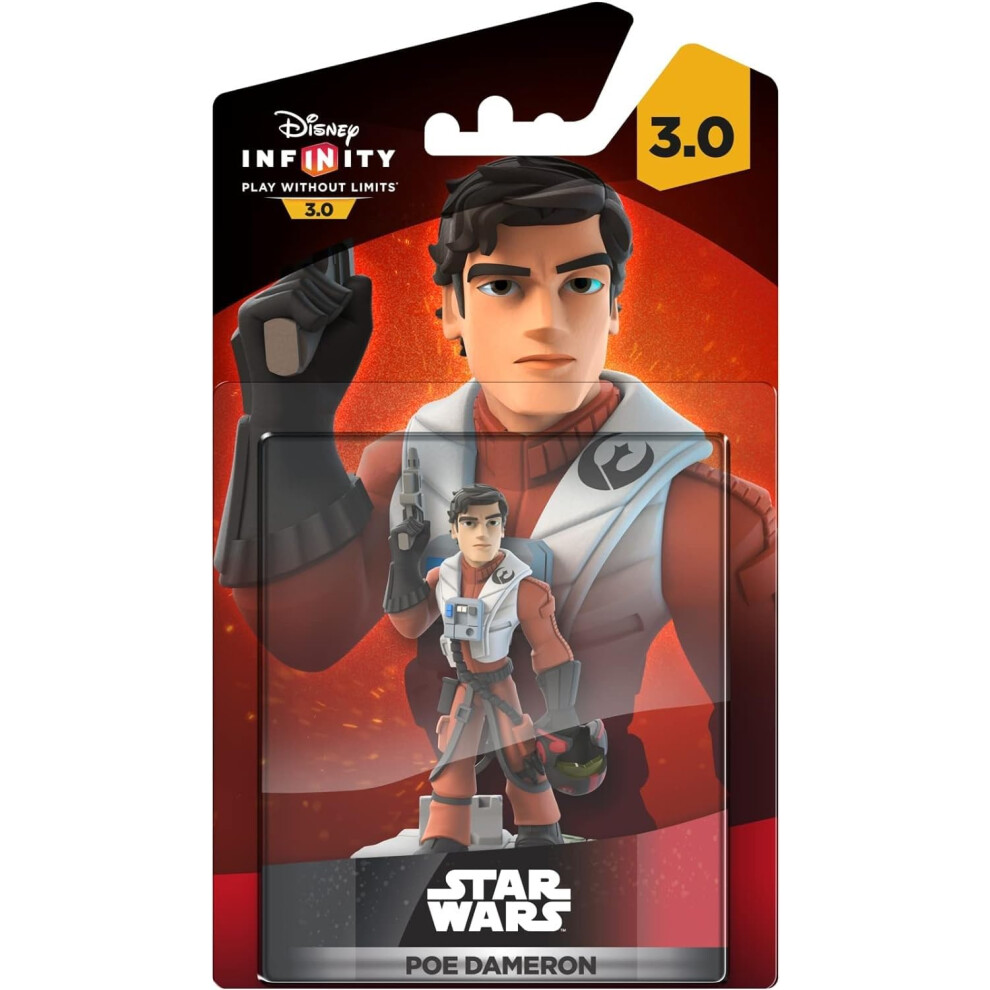 Disney Infinity Star Wars Poe Dameron Figure Xbox Ps3 Ps4 Wii