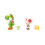 Super Mario Super Mario Nintendo 4 Inch Actiefiguur 2-Pack: Yoshi & Toad met Accessoires 4