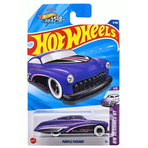 Hot Wheels Hot Wheels Purple Passion HW Designed by 1/5 1:64 Scale-Cast