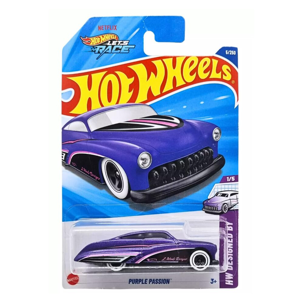 Hot Wheels Purple Passion Hw Designed By 1/5 1:64 Scale Die-Cast