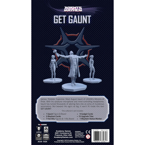 Agents of Mayhem Get Gaunt Expansion Pack - Board Game 1