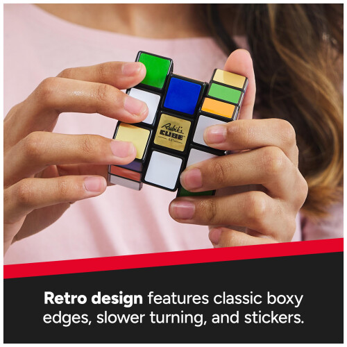 Rubik's Cube, Special Retro 50th Anniversary Edition, Original 3x3 Colour-Matching Puzzle Classic Problem-Solving Challenging Brain Teaser Fidget 2