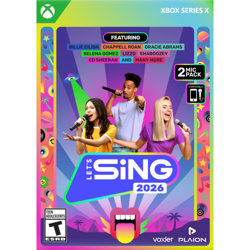 Lets Sing 2026 + 2 Mikrofone – Xbox Series X
