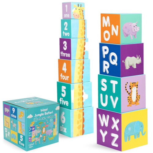 Boppi (Jungle Safari) boppi Stacking Cubes