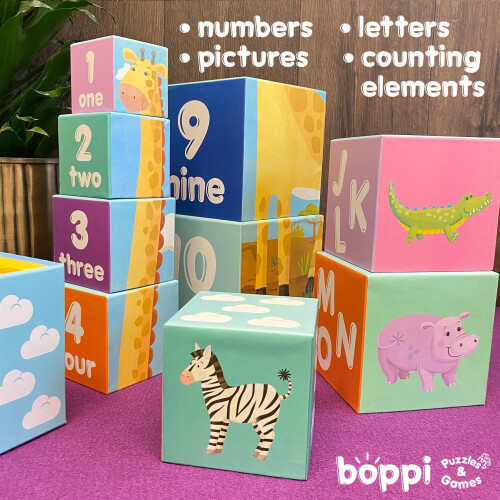 Boppi (Jungle Safari) boppi Stacking Cubes 2