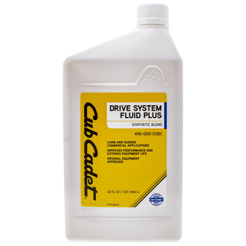 CUB CADET 490-000-C051 Synthetic Blend Drive System Fluid 1 Quart flasker 2PACK 1