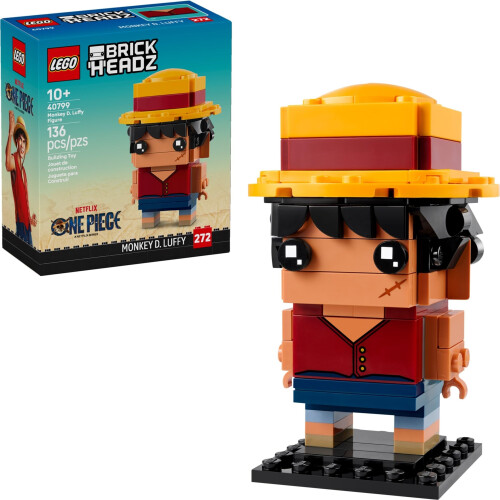 LEGO LEGO Brickheadz Eendelig Monkey D. Luffy-figuur 40799