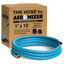 AEROMIXER THE HOSE Tuyau d'arrosage de 1 pouce, tuyau industriel de 15 pieds, 650 PSI, tuyau d'eau commercial, tuyau d'arrosage de qualit comm