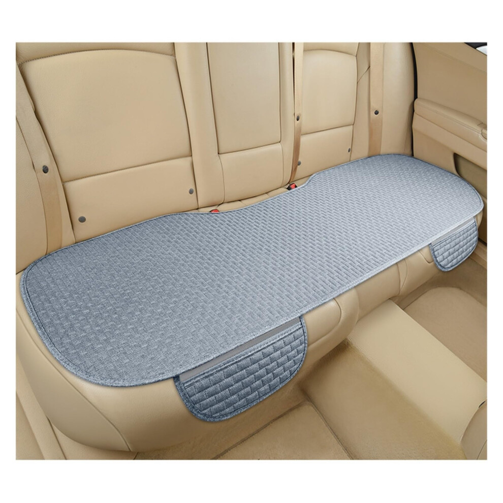 Car Seat Pads Flax Car Seat Cover Universal Size Driver's Seat Support Cushion Applicable To Sedan Suv Models(,A) A Gray 9339159297025
