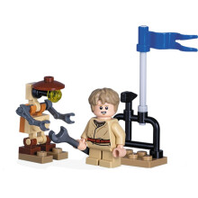 LEGO Star Wars The Phantom Menace minibouwset - met Anakin Skywalker minifiguur Pit Droid en reparatiestation