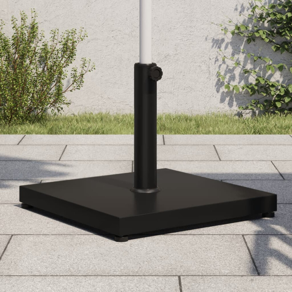Vidaxl Parasol Base For Ø32/38/48 Mm Poles Umbrella Base Holder 18 Kg Square