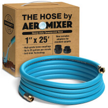 AEROMIXER A TMLO - 1 hvelykes kerti tmlo 25 Ft 650 PSI Ipari tmlo - Kereskedelmi vztmlo - Kereskedelmi minosgu kerti tmlo 25 Ft Nagy teherbr