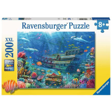 Ravensburger Onderwaterontdekking - 200 XXL Stukjes Puzzel voor Kinderen | Uniek stuk ontwerp | Perfecte in elkaar grendeling