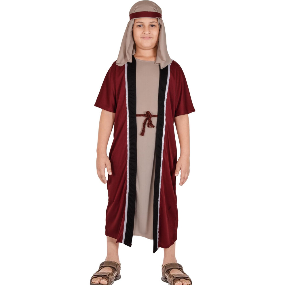 A2z 4 Kids (6-8 Years, Crimson) Girls Boys Xmas Nativity Joseph Costume 3-14 Yr Red,Not,Specified