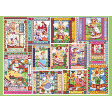Ceaco - EZ2Hold - Tracy Flickinger - Fate del giardino - Puzzle da 500 pezzi per adulti - Puzzle impegnativo perfetto per le serate di gioco - La