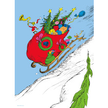 Ceaco Grinch Glitter 100PC-puslespil
