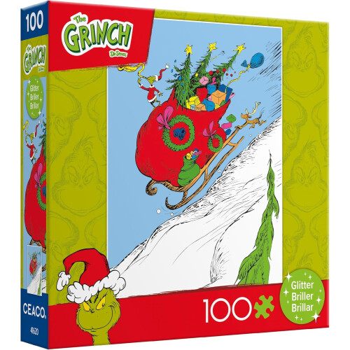 Ceaco Grinch Glitter 100PC-puslespil 2