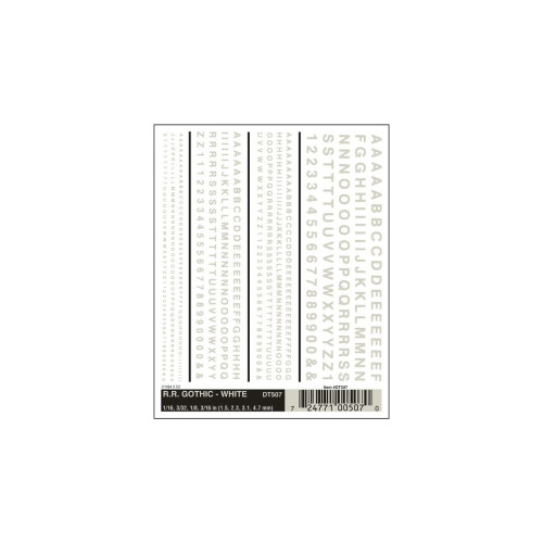 Woodland Scenics DT507 R.R. Gothic - White