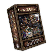 Mantic Games Terrain Crate - Dungeon Depths Groot Set | Gedetailleerde 3D Miniaturen | Vooraf Geassembleerde Scenery