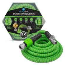 HydroTech 50 ft Utökningsbar Trädgårdsslang - Pro Series, 2x Max Flöde, 3/4" Ingen Kink