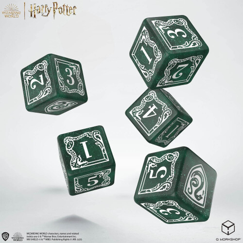 Harry Potter Slytherin Würfel & Beutel 1