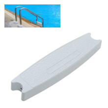 HECASA (1er-Pack) 18-Zoll-Universal-Poolleiter-Stufen-Ersatz, robuste, geformte Kunststoff-Schwimmbadleiter-Sprossenstufe