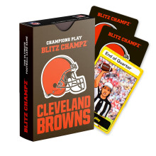 Blitz Champz Cleveland Browns Hivatalos engedllyel rendelkezo NFL jtkkrtya s Browns ajndkok frfiaknak s noknek Szrakoztat utazsi krtya
