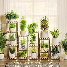 Bamworld 5 ensembles de support pour plantes Combo support pour plantes intrieur et extrieur pour salon balcon jardin