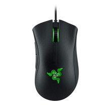 Razer DeathAdder Essential Gaming Mouse: 6400 DPI Optical Sensor - 5 Programmable Buttons - Mechanical Switches - Rubber Side Grips - Classic Black