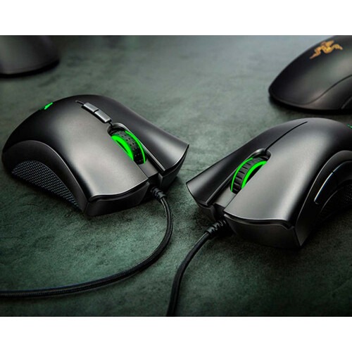 Razer Razer DeathAdder Essential Gaming Mouse: 6400 DPI Optical Sensor - 5 Programmable Buttons - Mechanical Switches - Rubber Side Grips - Classic Black 1