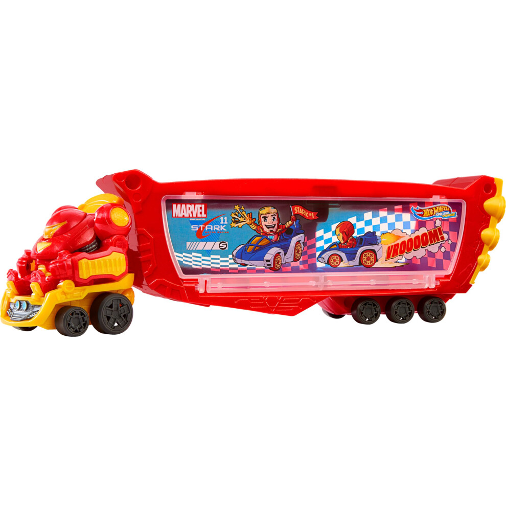 Hot Wheels - Racerverse Iron Man's Hulkbuster Hauler /Toys