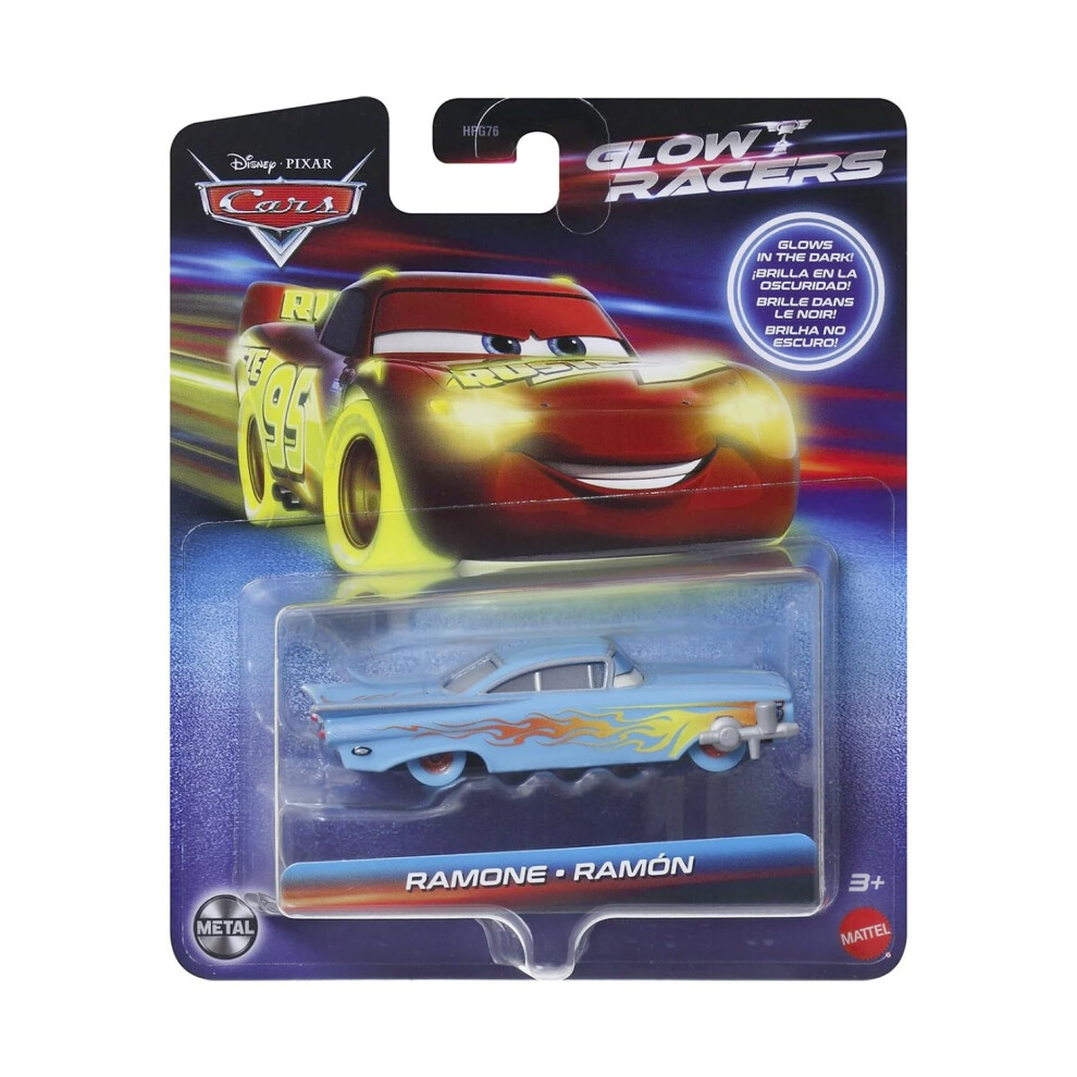 Disney Cars Pixar Ramone Glow Racer Toy Vehicle For Ages 3 And Up