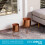 BIRDROCK HOME Lot de 2 pots de fleurs modernes avec support  Support de plante surlev pour une utilisation intrieure/extrieure  Support de 4