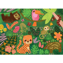 Ceaco - Jungle Menagerie - Puzzle da 100 pezzi